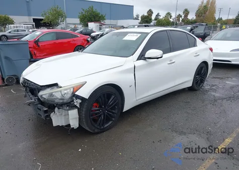 2014 Infiniti Q50 Premium from USA, damaged, VIN JN1BV7AP4EM684438